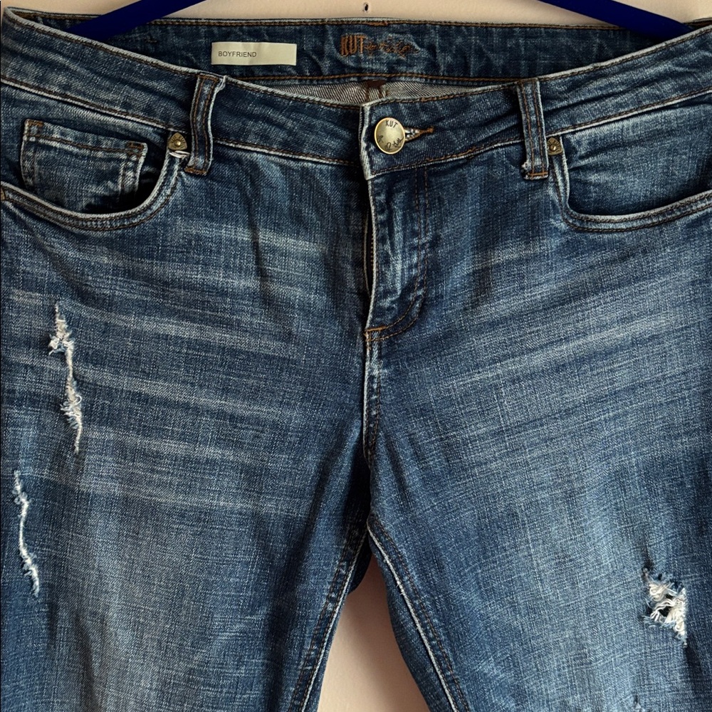 Kut from the Kloth Dark Wash Boyfriend Jeans